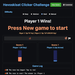 JavaScript Hevoskisat Clicker Challenge Thumbnail