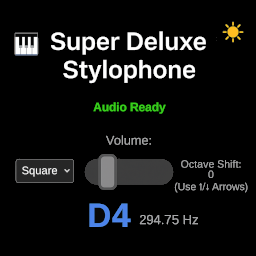 JavaScript Stylophone Thumbnail
